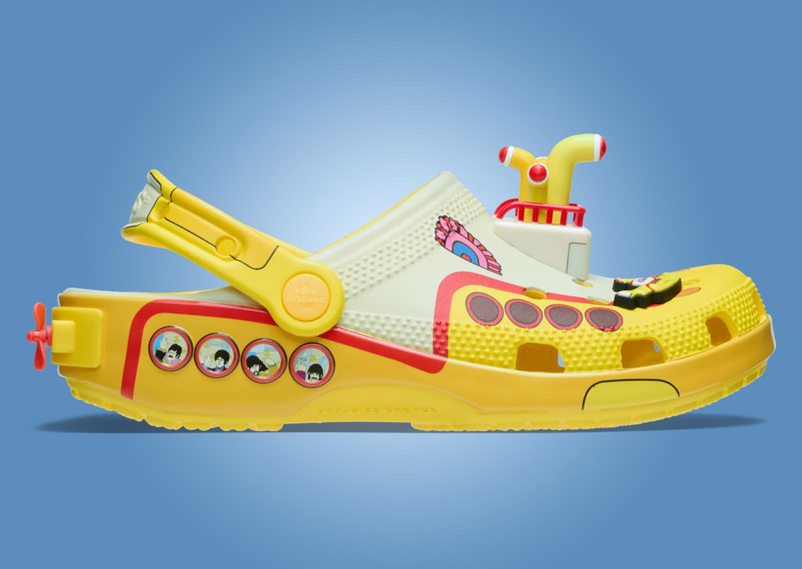 The Beatles x Crocs Classic Clog Yellow Submarine Lateral