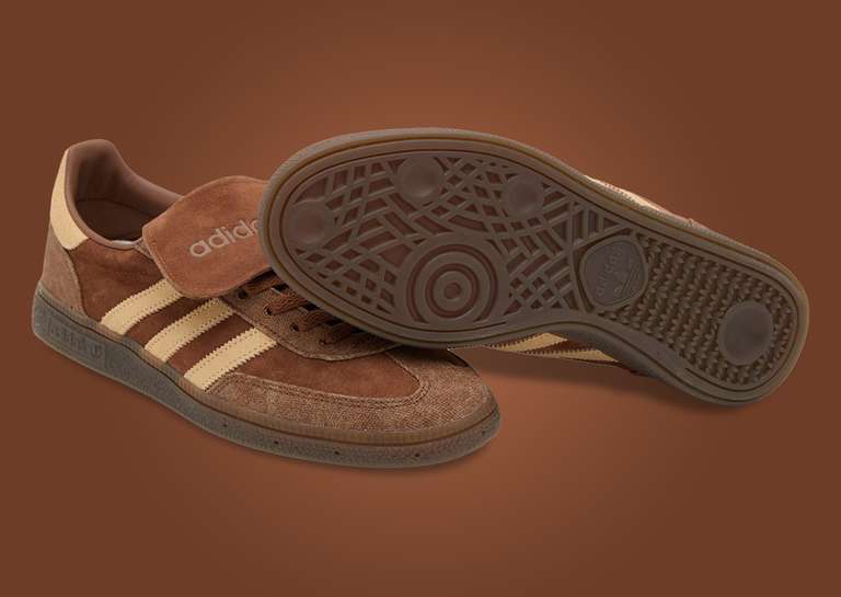size x adidas Handball Spezial LT Brown Lateral and Outsole