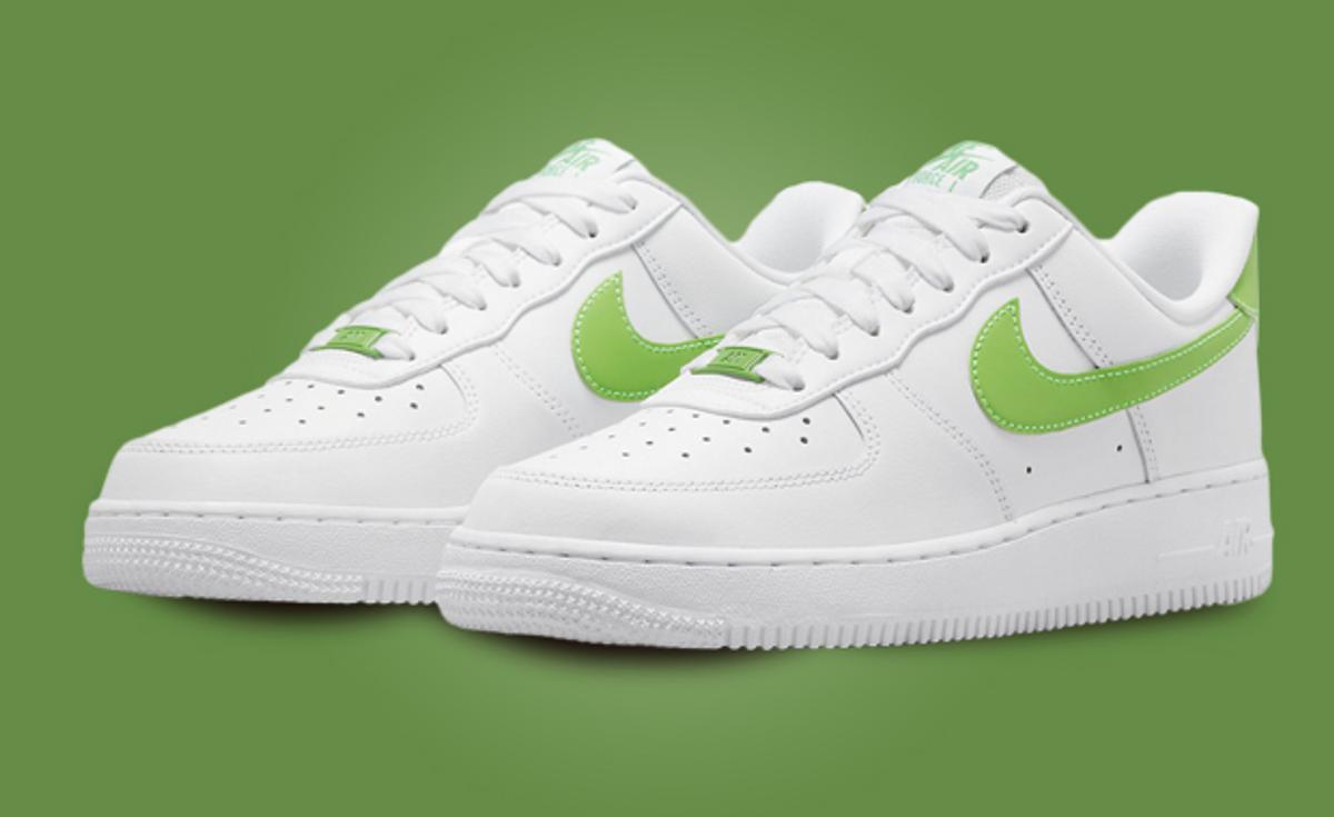 Brighten Up Your Collection With The Nike Air Force 1 Low White Action Green
