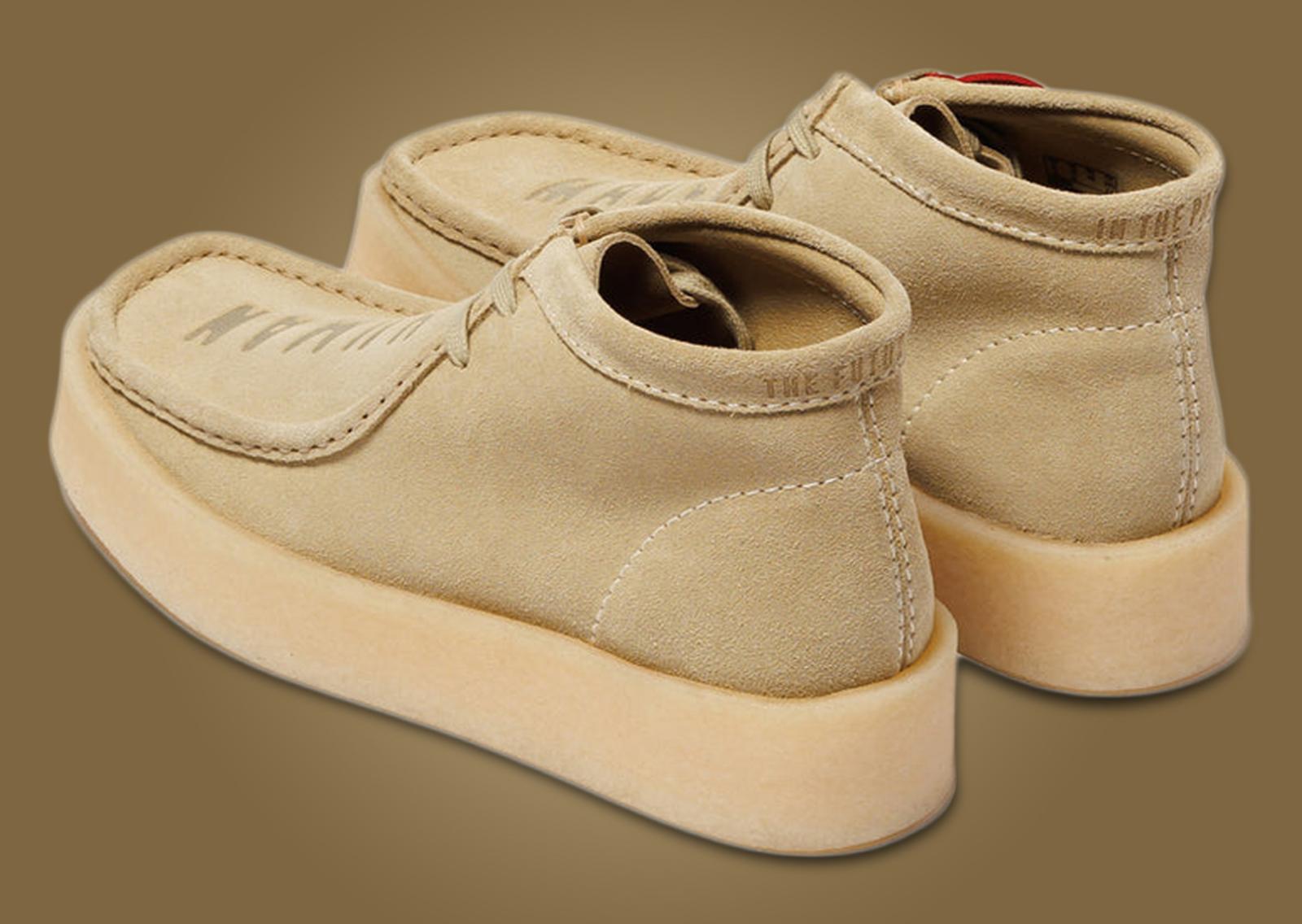 Human Made x Clarks Originals Wallabee Made Heel Angle