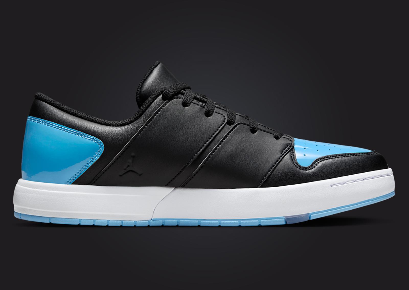 Air Jordan 1 Low Patent UNC Medial