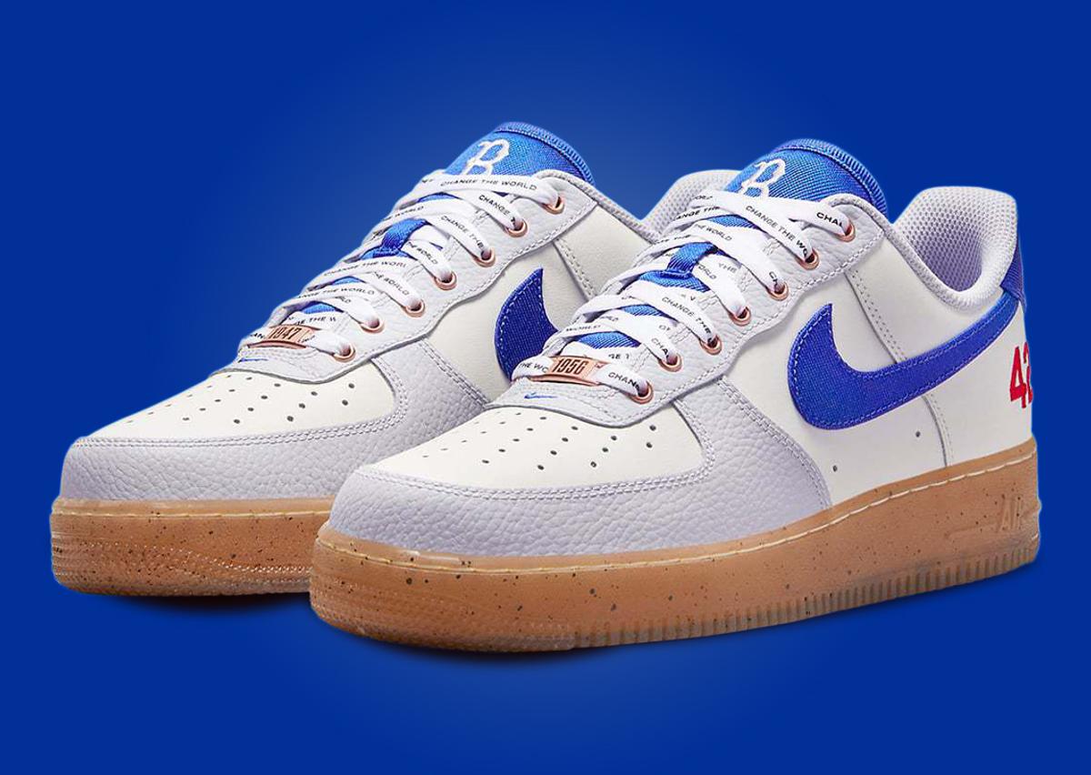 Nike Air Force 1 Low Jackie Robinson Angled View