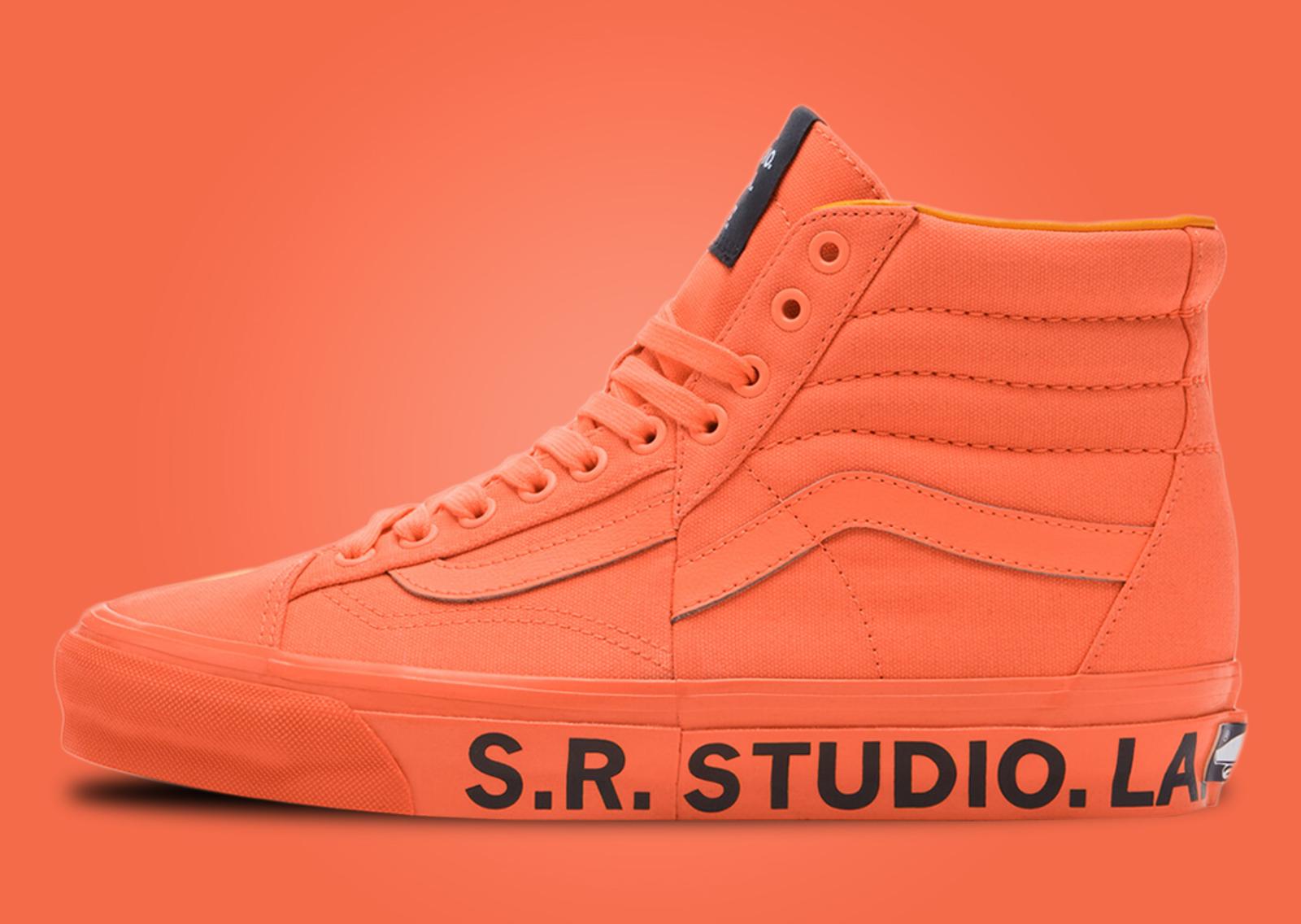 S.R. STUDIO. LA. CA. x Vans OTW Clash The Wall Orange Lateral