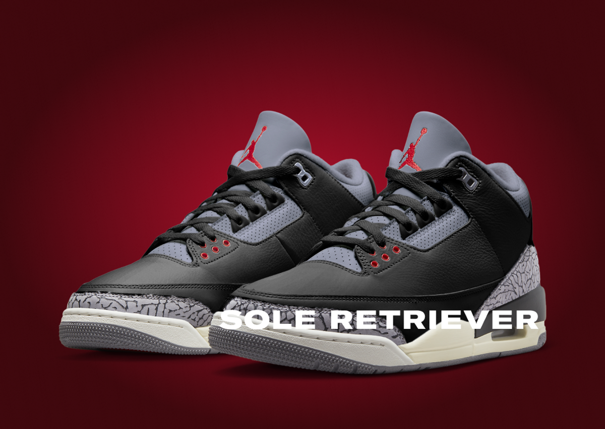 Air Jordan 3 Retro Black Cement Reimagined