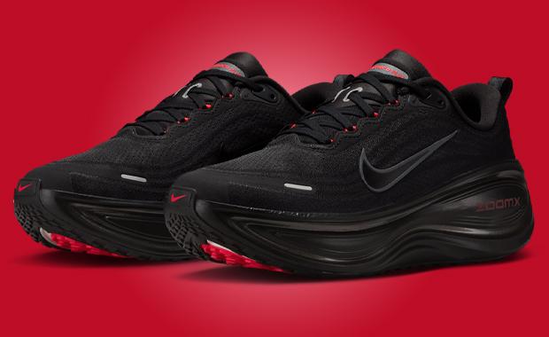 Nike Vomero Plus Black Bright Crimson