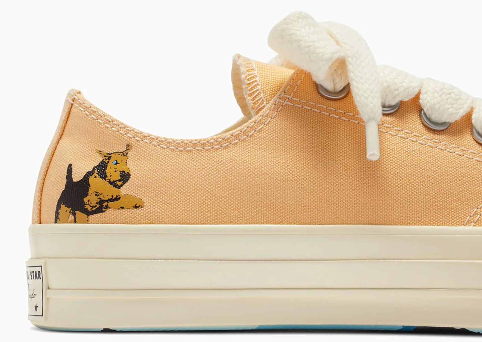 Golf le FLEUR* x Converse Chuck 70 Ox Darryl Apricot Cream Detail