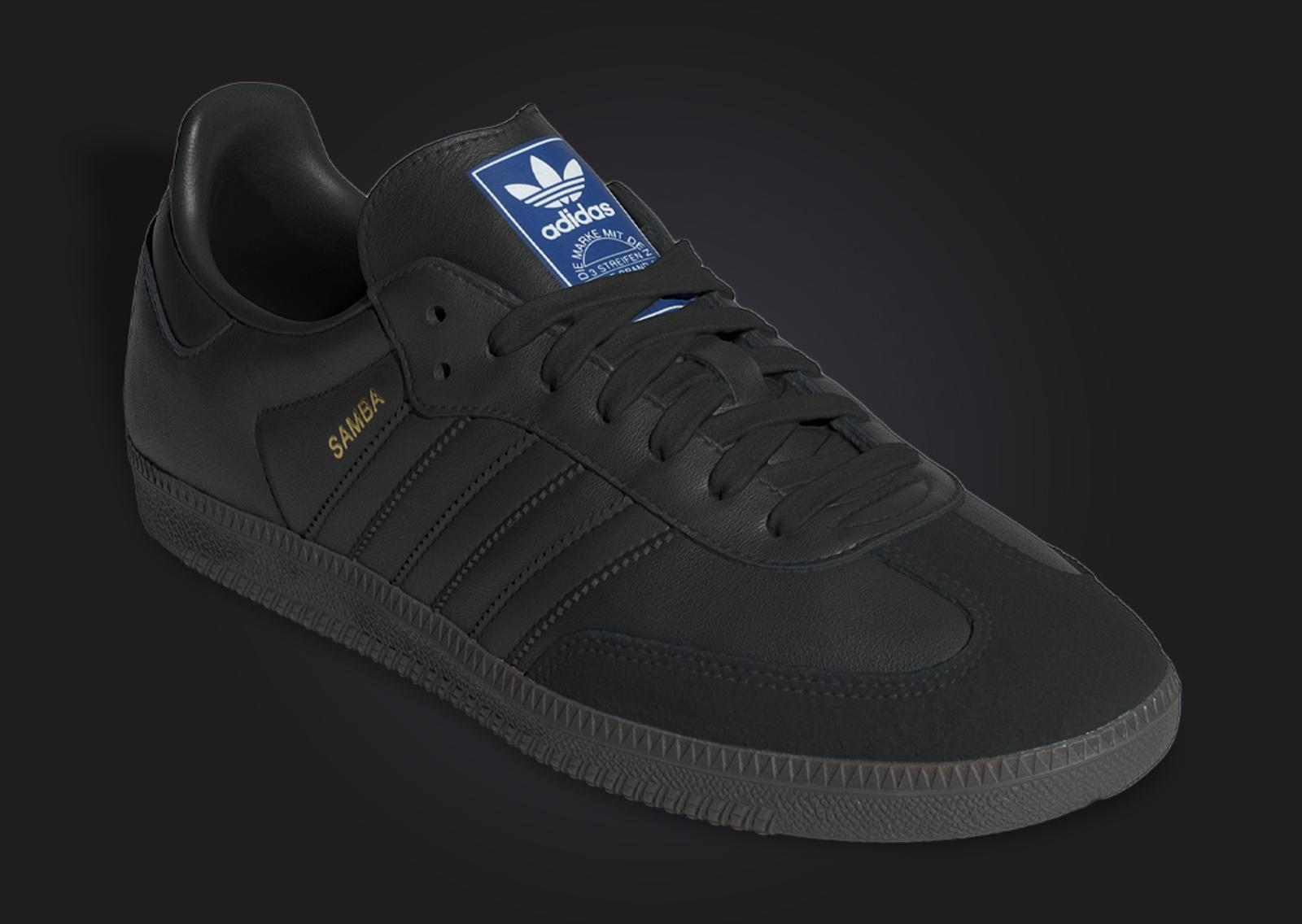 adidas Samba OG Triple Black Angle