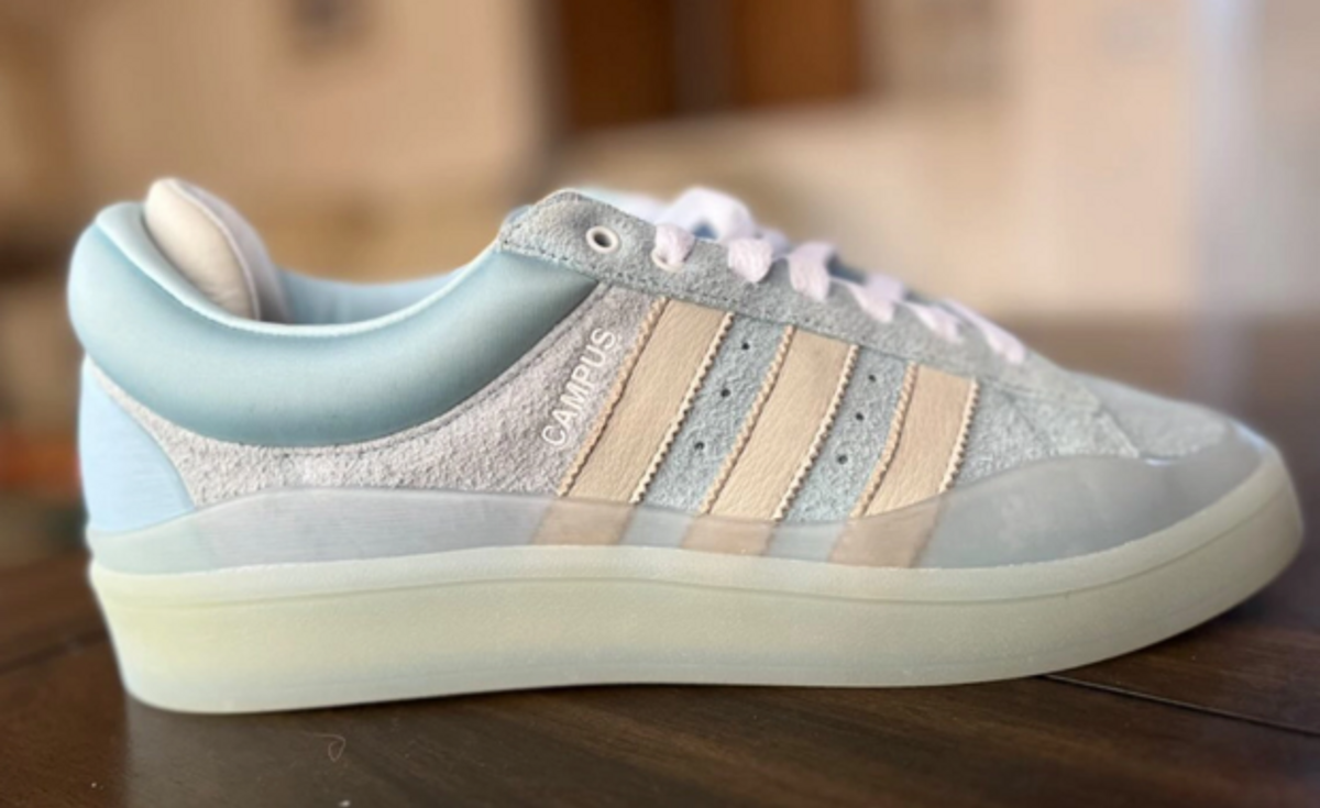 The Bad Bunny x adidas Campus Light Blue Tint Is Headed Our Way In 2023