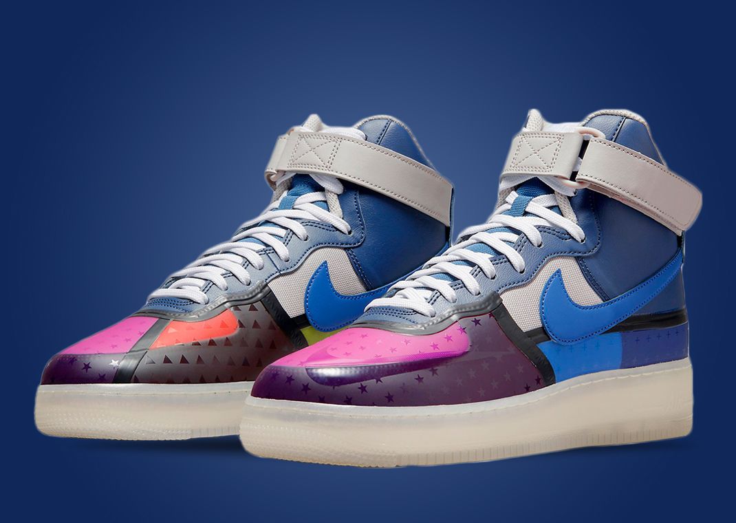 Air force ones outlet pink and blue