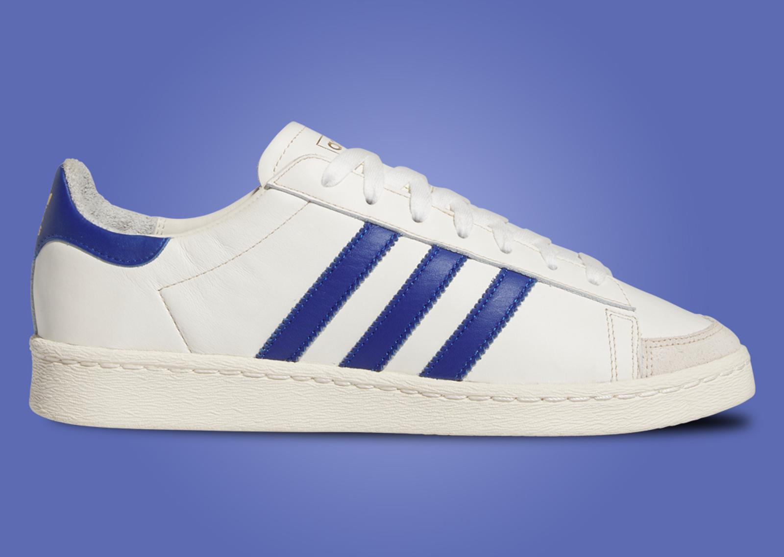 adidas Jabbar Low Off White Collegiate Royal Lateral