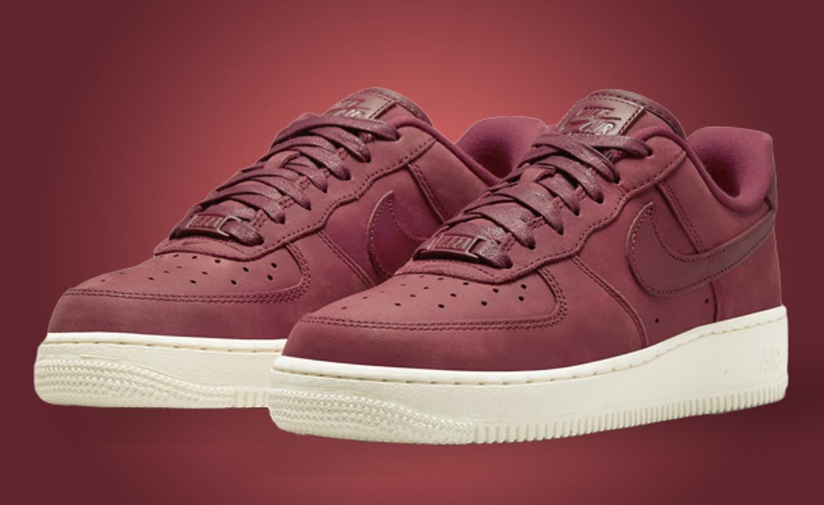 Add Some Heat To Your Holiday Rotation With The Nike Air Force 1 Low Premium Team Red Sail