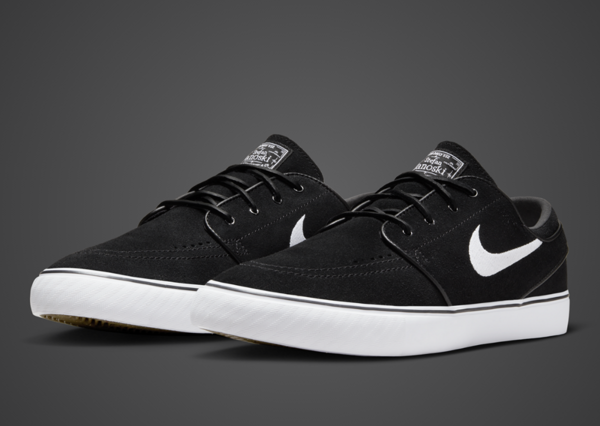 Nike janoski black white best sale
