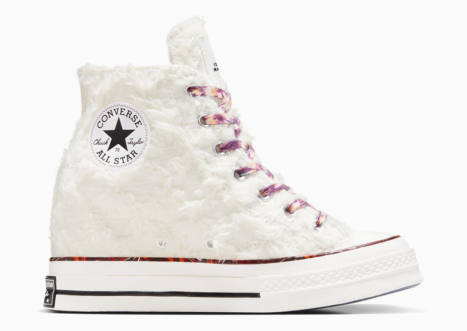 Isabel Marant x Converse Chuck 70 Internal Wedge Vanilla White Lateral