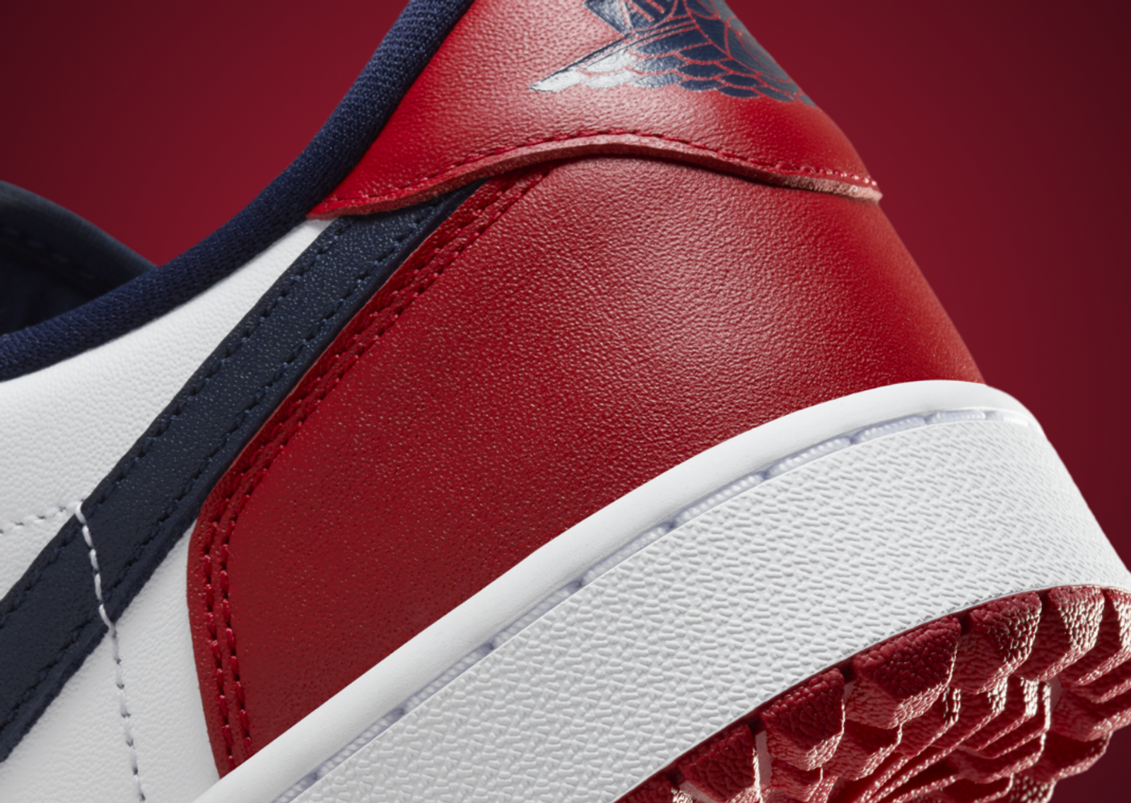 Air Jordan 1 Low Golf USA Heel Detail