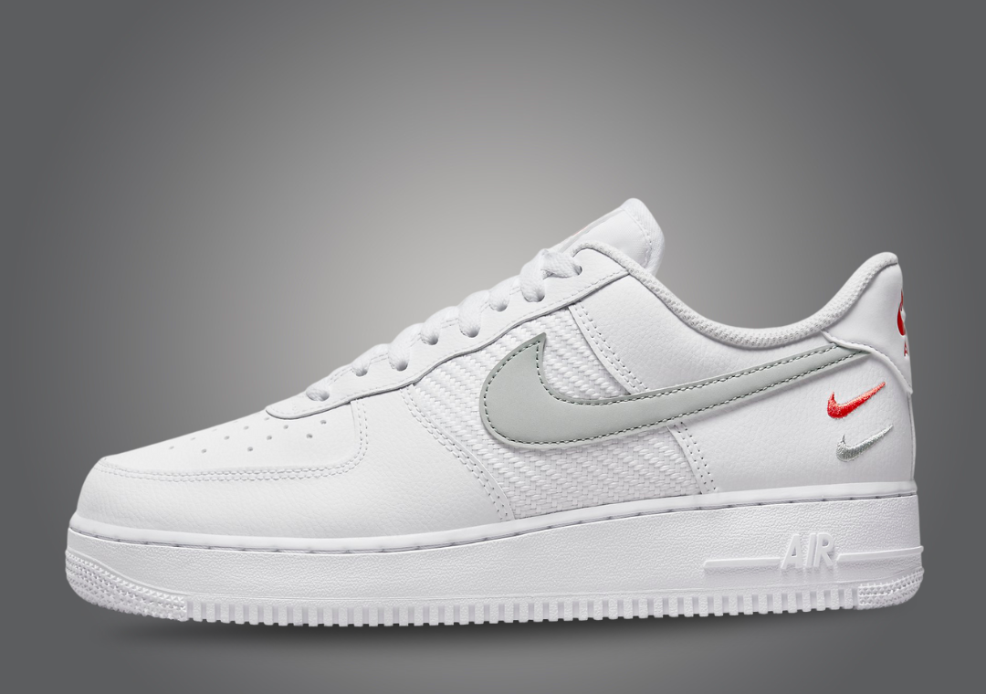 Nike Air Force 1 Low 07 White Wolf Grey Sneakers 