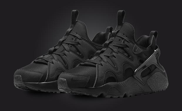 The Nike Air Huarache Craft Treks Into Triple Black Territory