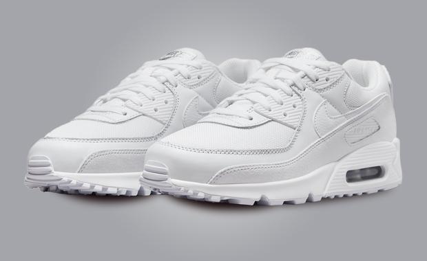 The Nike Air Max 90 Premium White Metallic Silver Is A Summer Essential