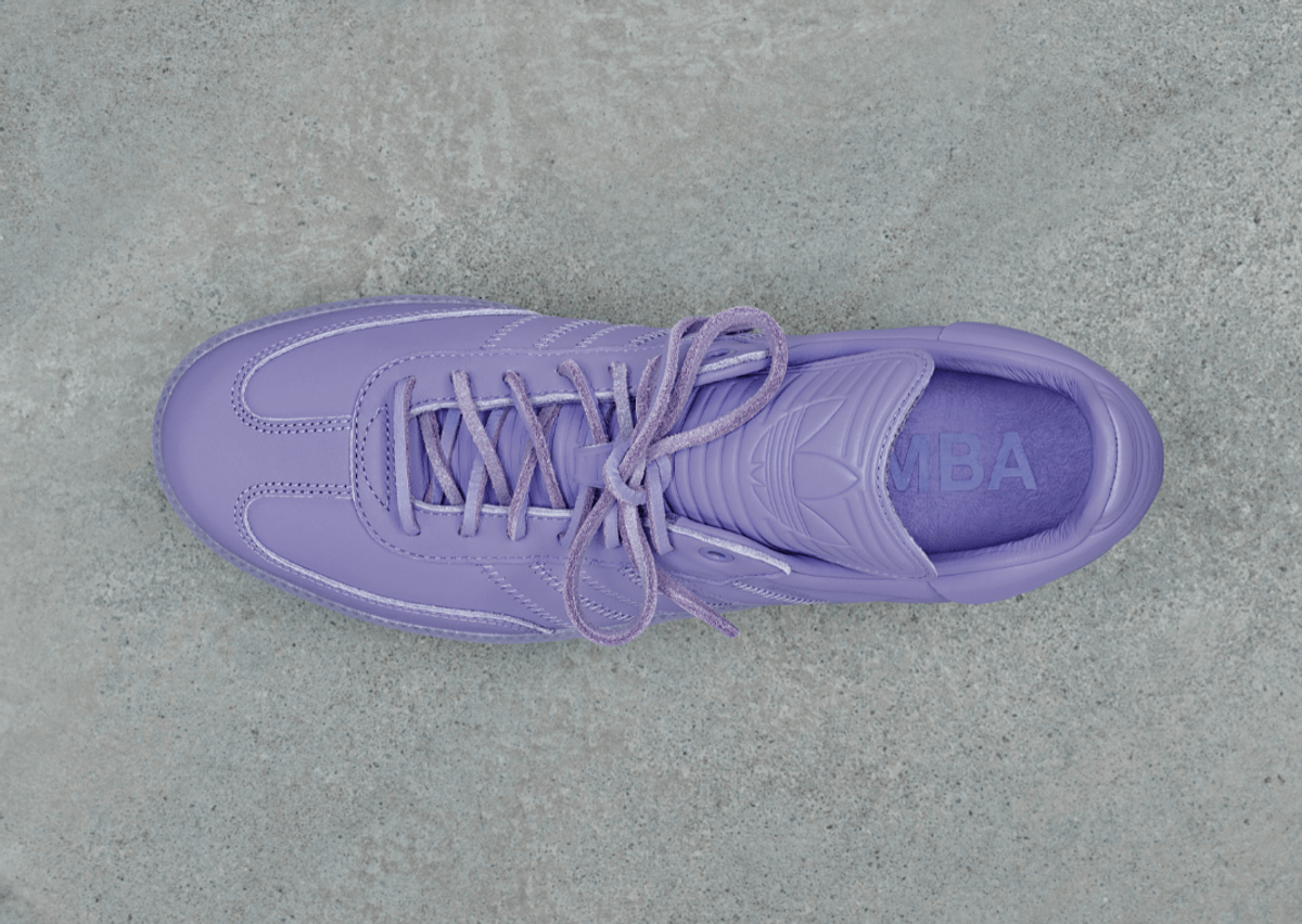 Pharrell Williams x adidas Samba Humanrace Purple, IE7296