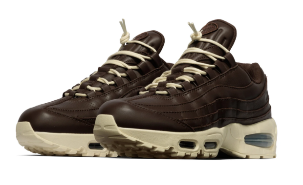 The Latest Big Bubble Air Max 95 is Draped in Luxurious Brown Leather