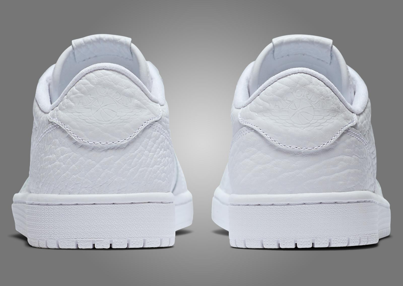 Air Jordan 1 Retro Low NS Triple White Heel