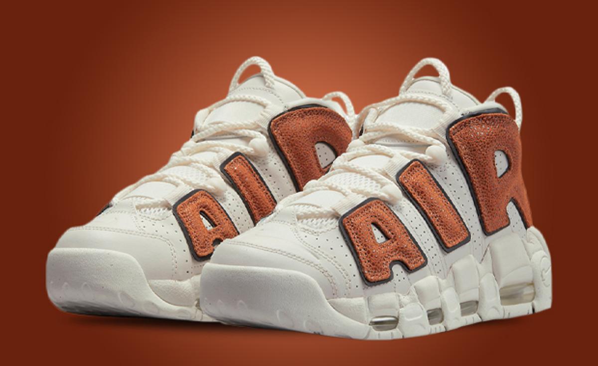 Basketball-Inspired Textures Hit This Nike Air More Uptempo