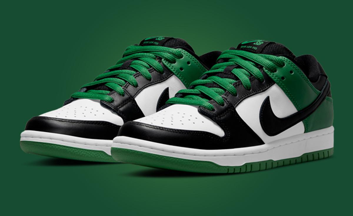 The Nike SB Dunk Low Classic Green Restocks in Europe in April 2024