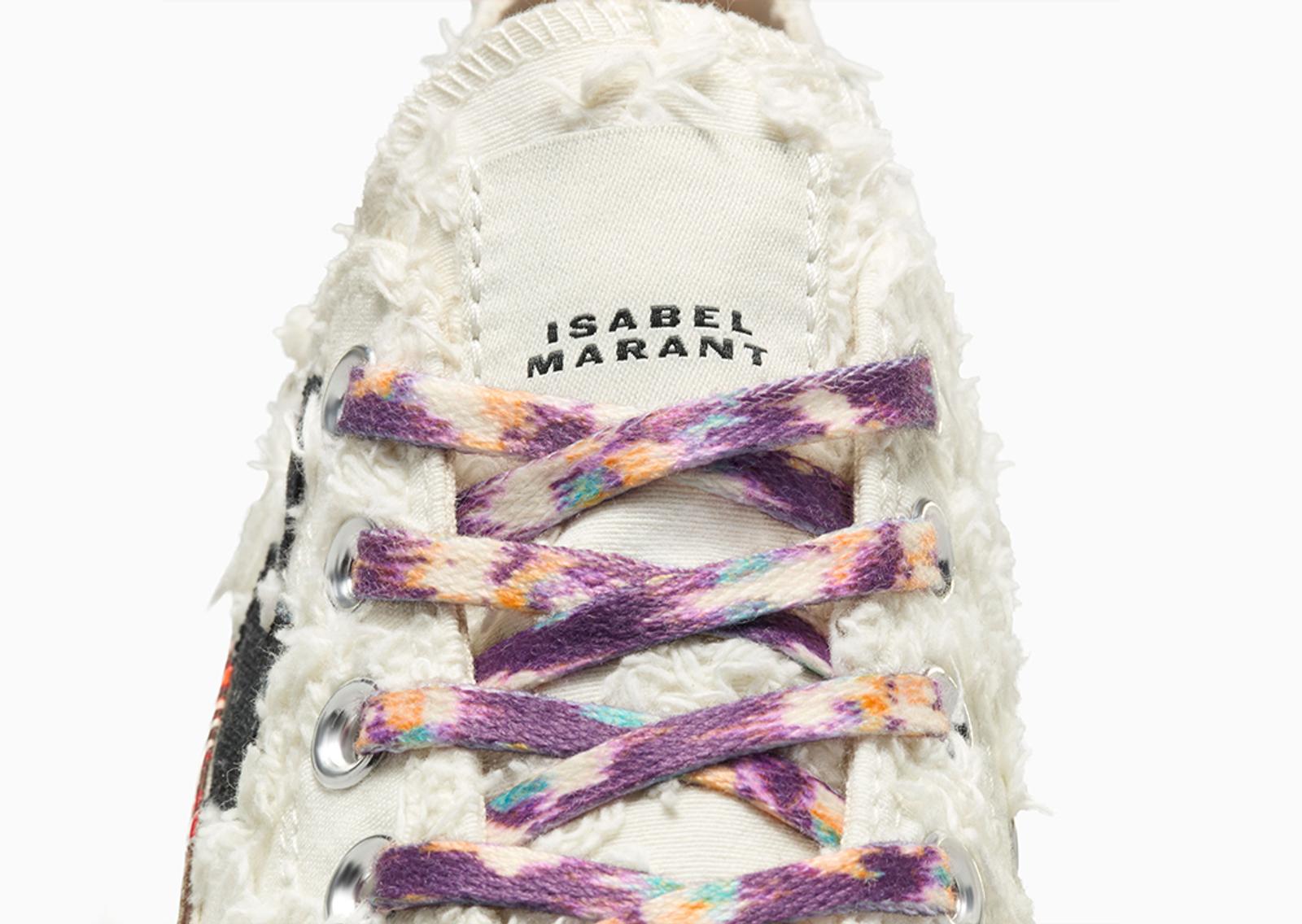 Isabel Marant x Converse Chuck 70 Low Vanilla White Tongue Detail