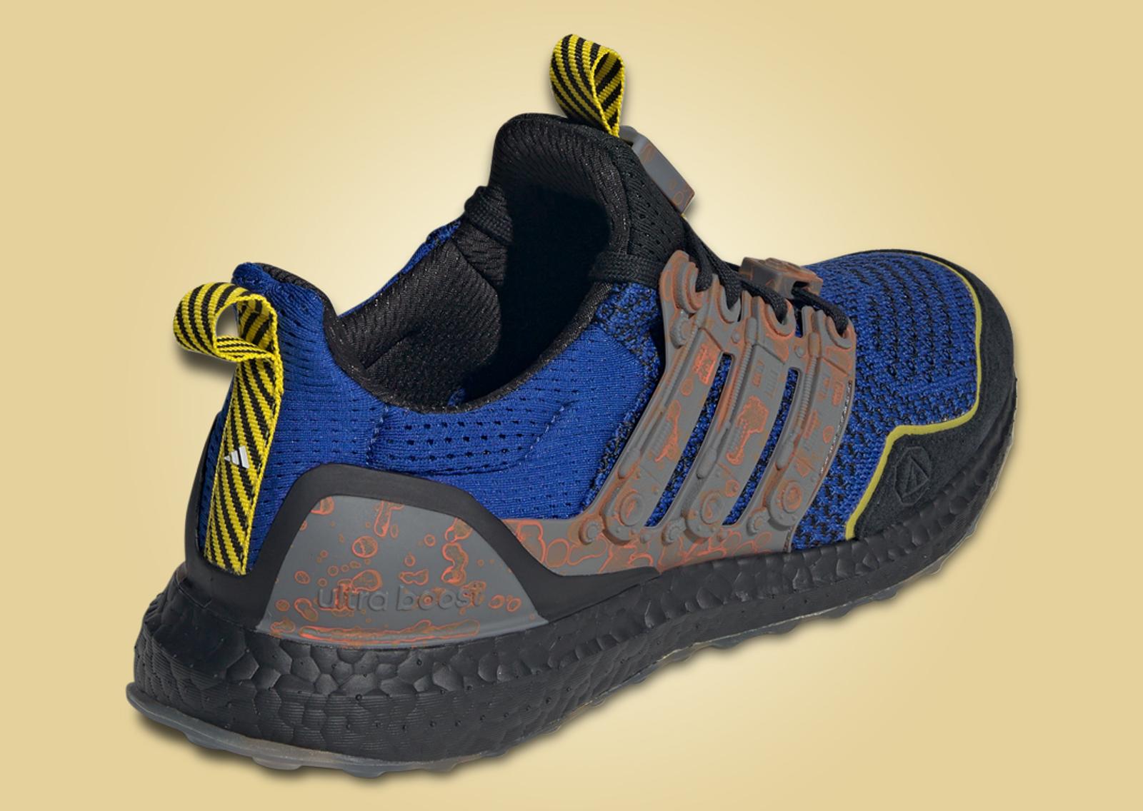 Fortnite x adidas Ultraboost 1.0 Battle Bus Team Royal Blue Heel