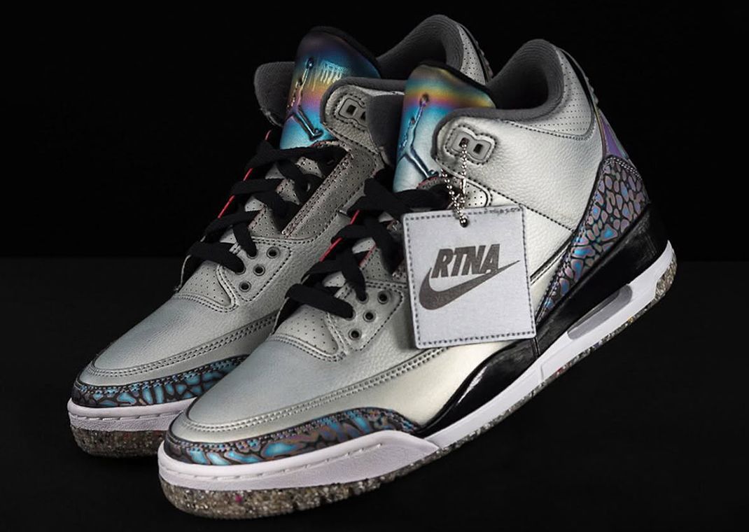 The Air Jordan 3 Retro RTNA Sample Showcases Groundbreaking Color
