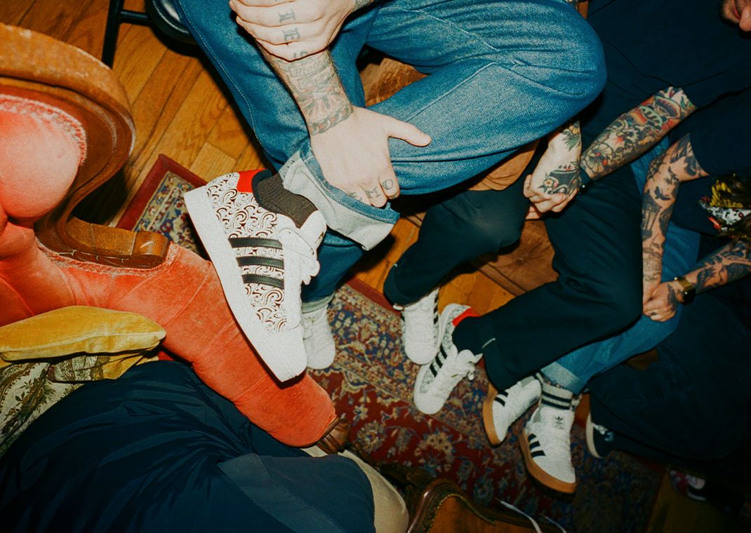 adidas gazelle silver green womens Superstar 2 'Big Apple Tattoo' Snipes Exclusive – WOODstack main image 0