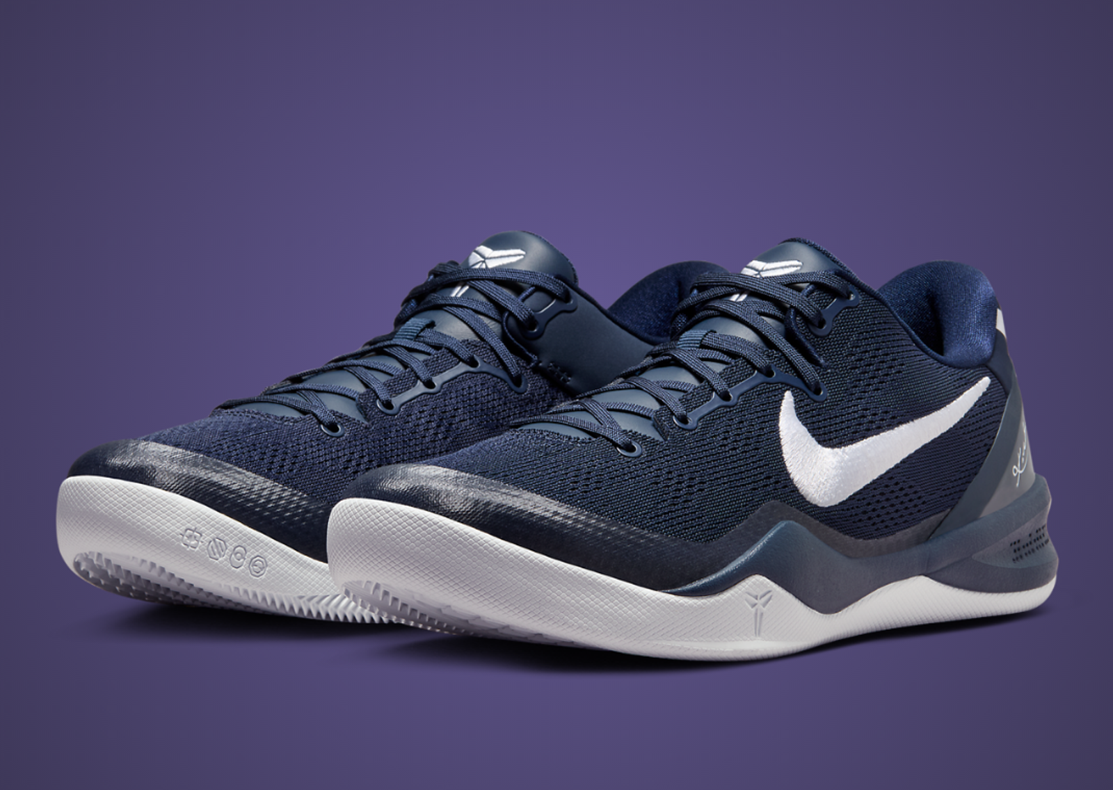 Nike Kobe 8 Protro TB College Navy Angle