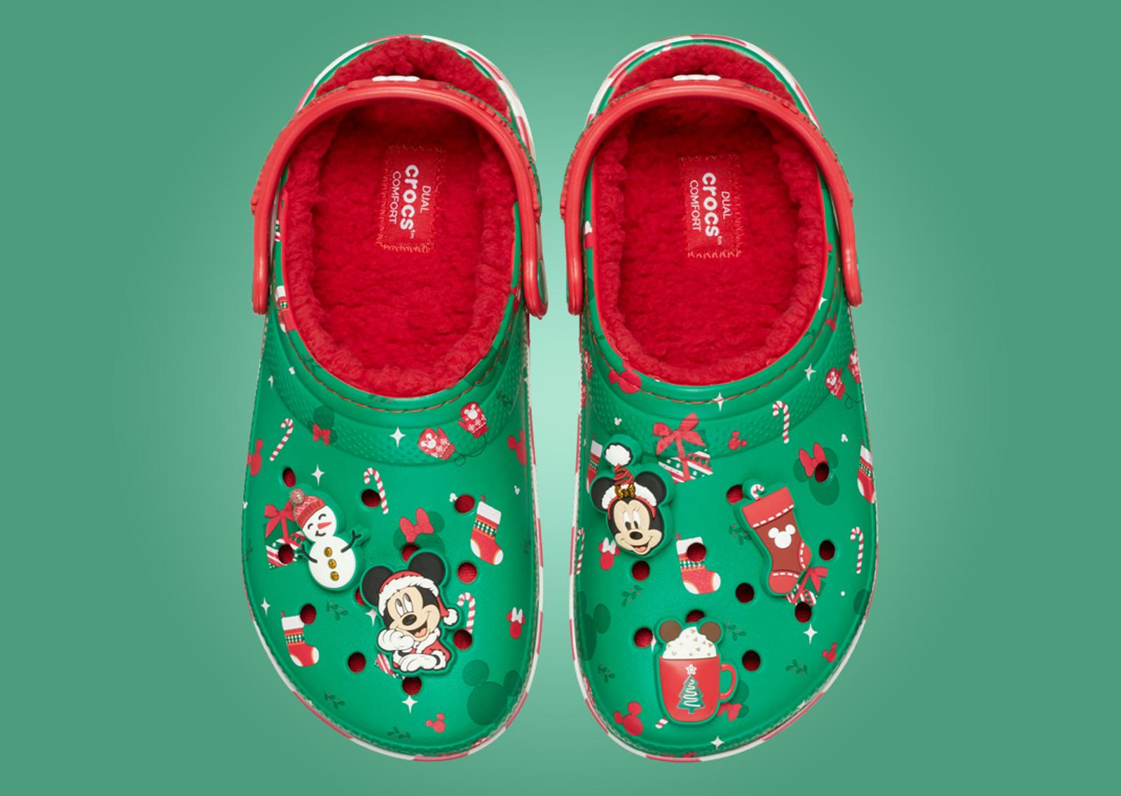 Disney x Crocs Lined Clog Mickey Holiday Top