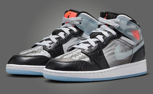 Air Jordan 1 Mid SS X-Ray (GS)