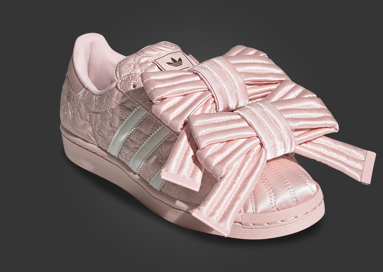 Caroline Hu x adidas Superstar Sandy Pink (W) Angle