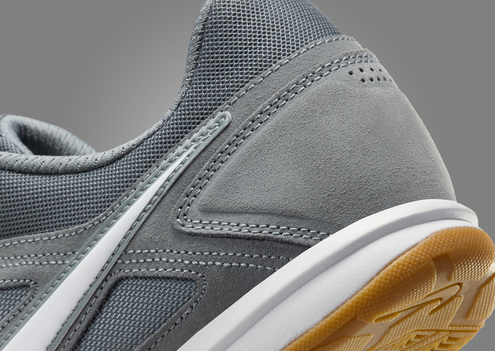 Nike Gato Smoke Grey White Gum Heel Detail