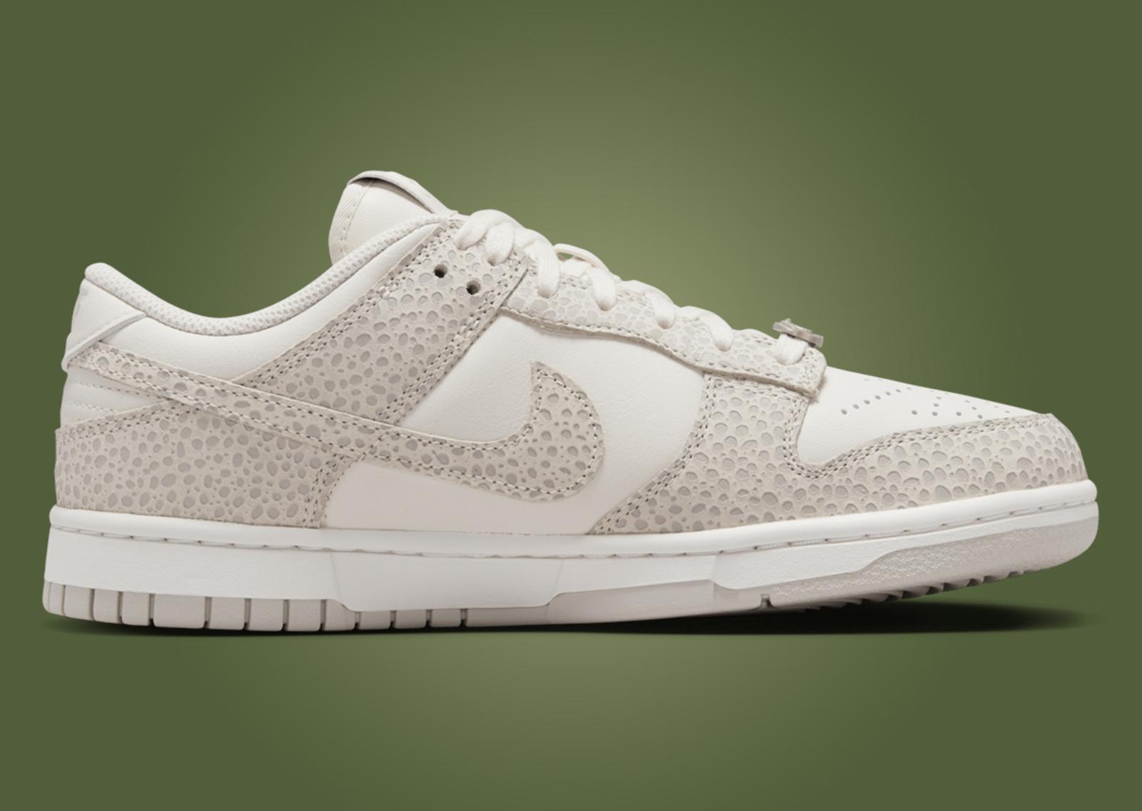 Nike Dunk Low Safari Print Phantom (W) Medial