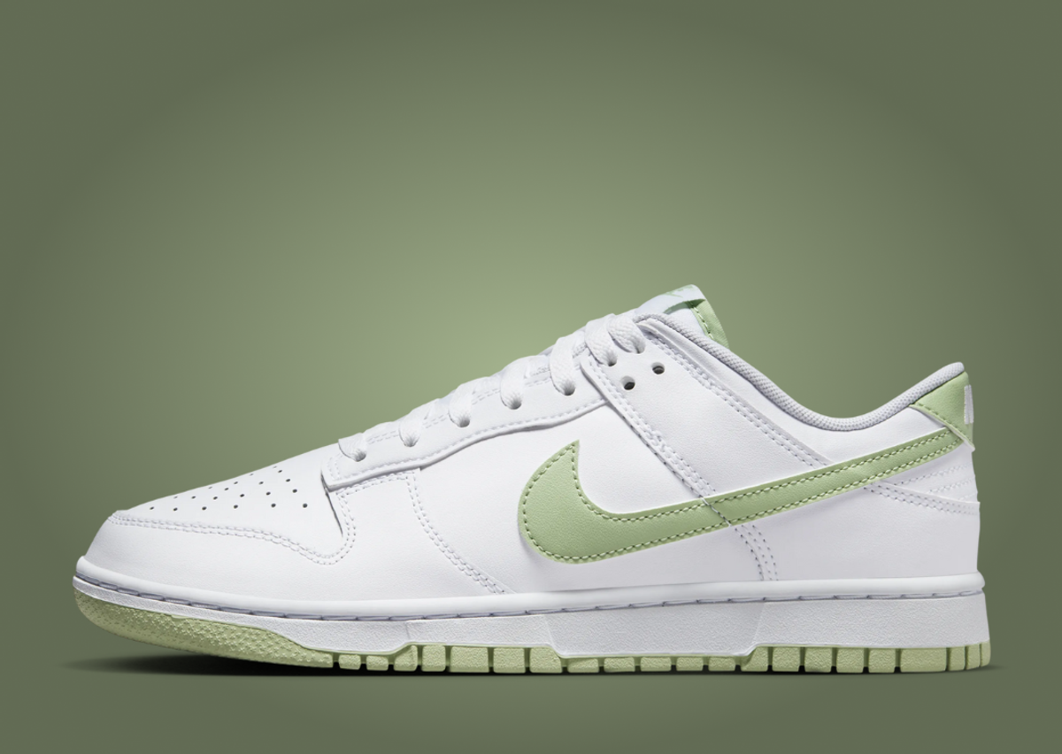 Nike Dunk Low Retro White Honeydew Lateral