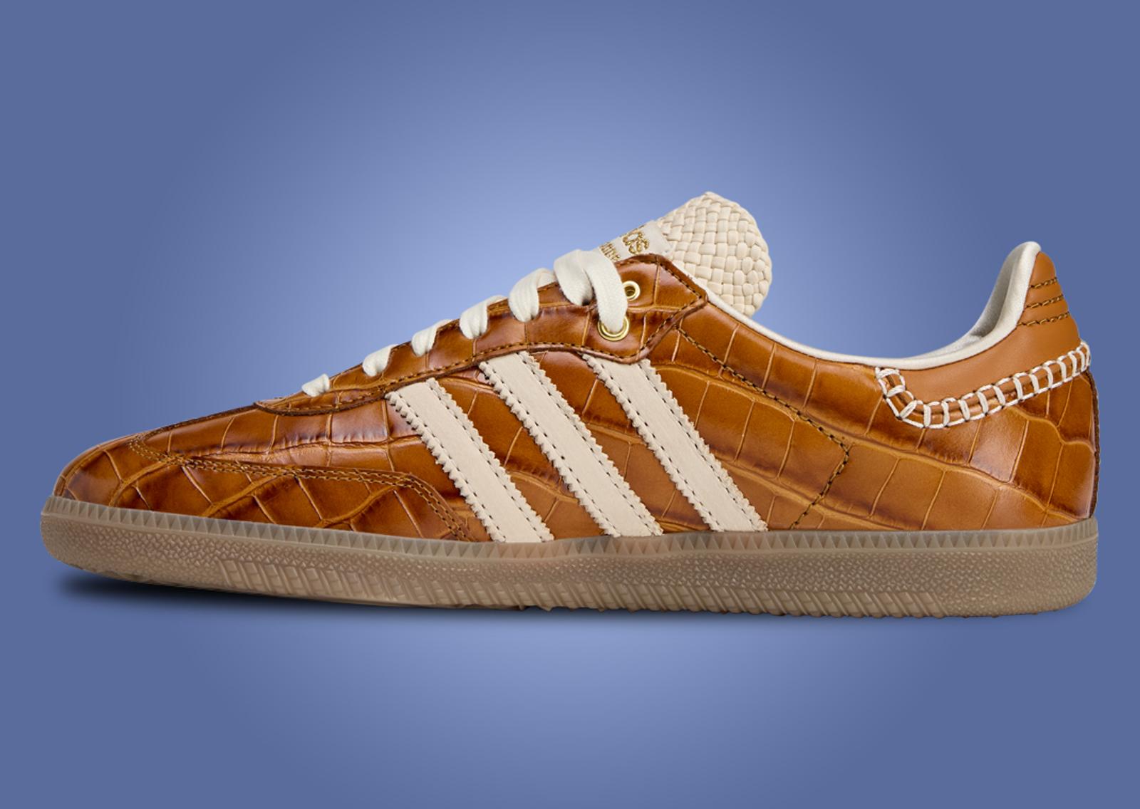 Wales Bonner x adidas Samba Croc Natural Medial