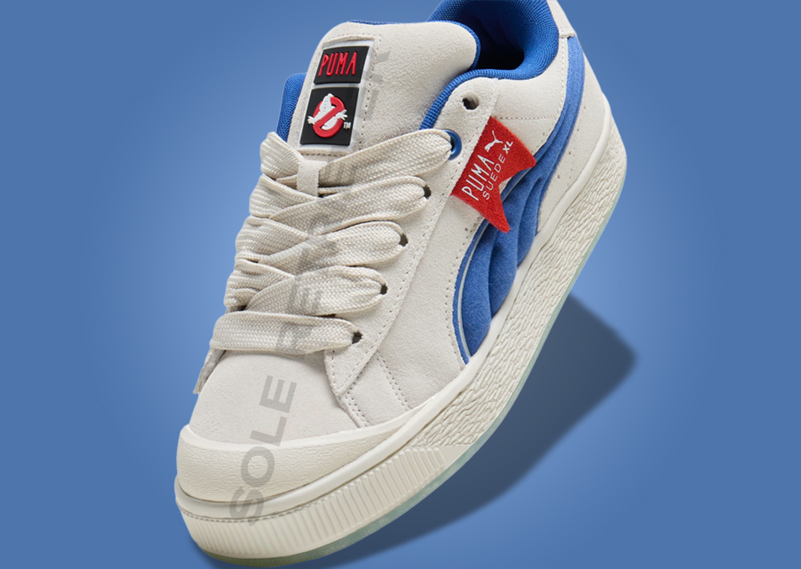 Ghostbusters x Puma Suede XL Stay Puft Toe