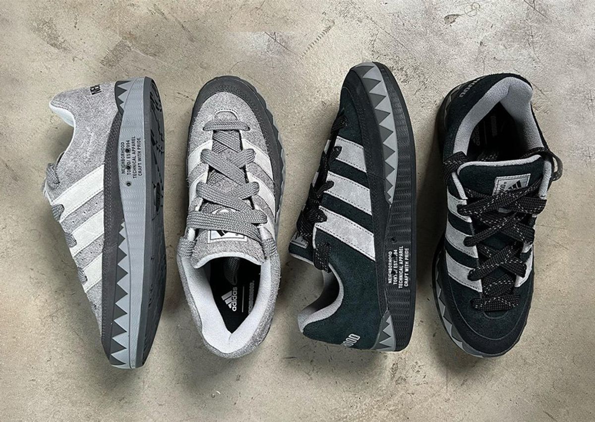 NEIGHBORHOOD x adidas Adimatic Grey and Black