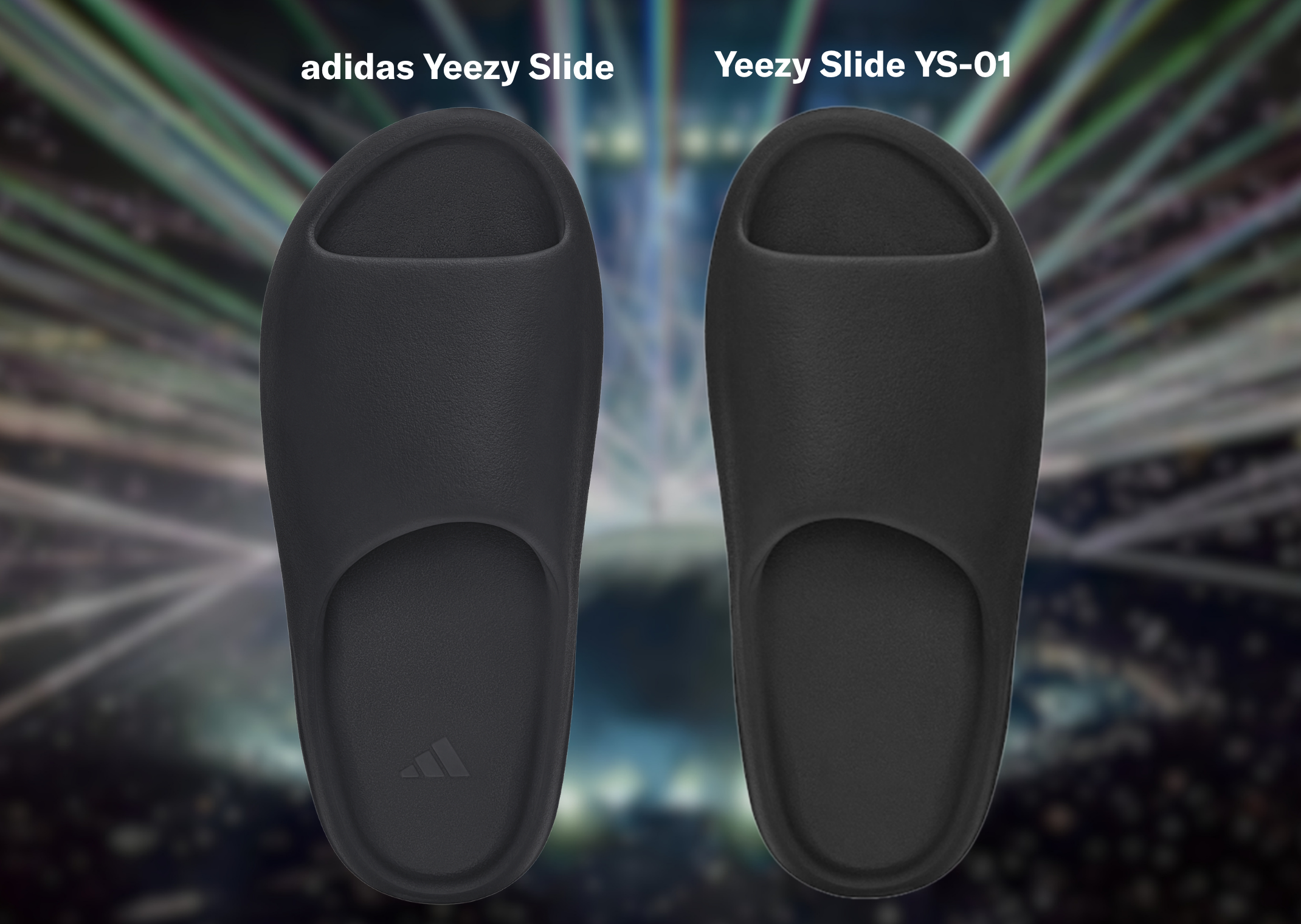 YS-01 イージー スライド Yeezy Ye カニエウェスト US10 COMPARED: adidas Yeezy Slide vs. Yeezy Slide YS-01