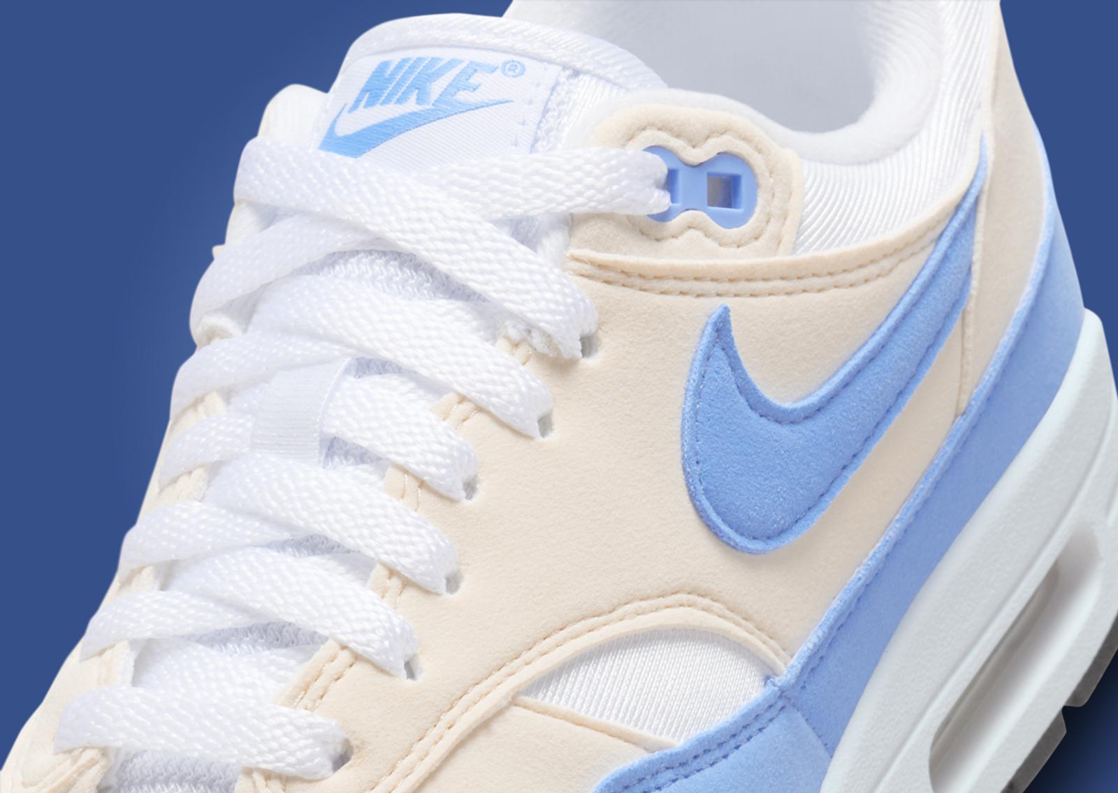 Nike Air Max 1 White Royal Pulse (W) Detail