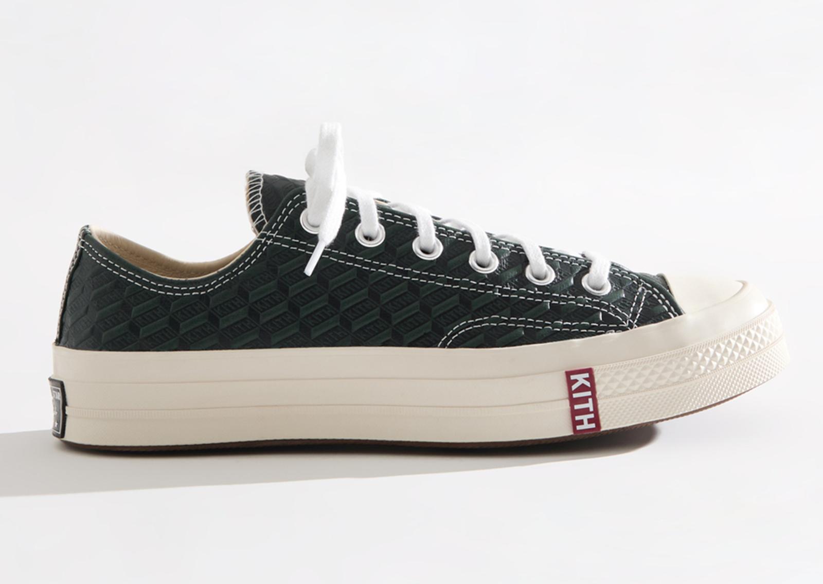 Kith Classics x Converse Chuck Taylor All Star 70 Ox Green Scarab Lateral