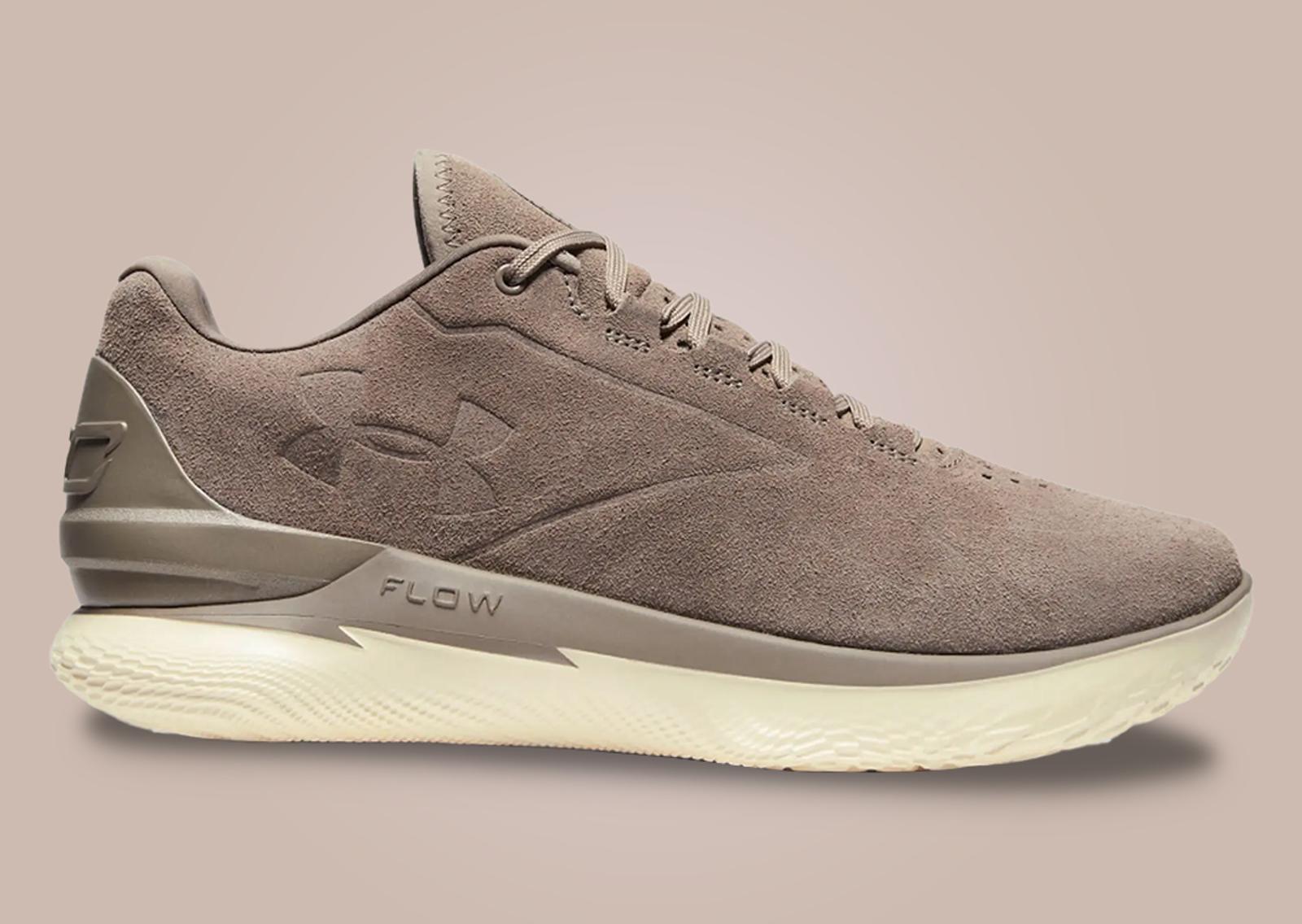 Under Armour Curry 1 Low FloTro Lux Minerals Taupe Dusk Lateral