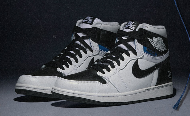 fragment design x Union LA x Air Jordan 1 Retro High OG White Black