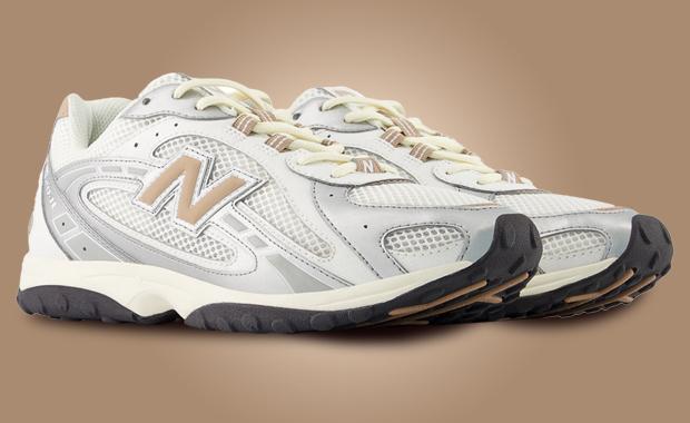 New Balance 204L Silver Metallic Flat Taupe