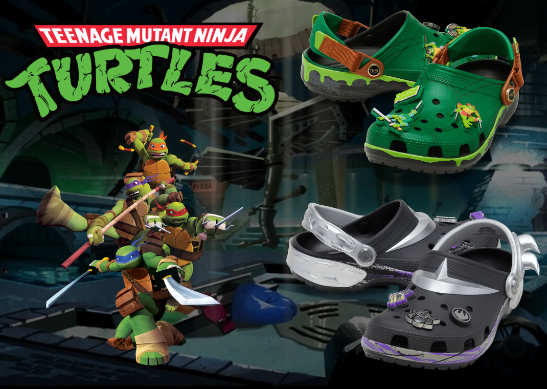 The Teenage Mutant Ninja Turtles x Crocs Clog Collection is  display picture 1