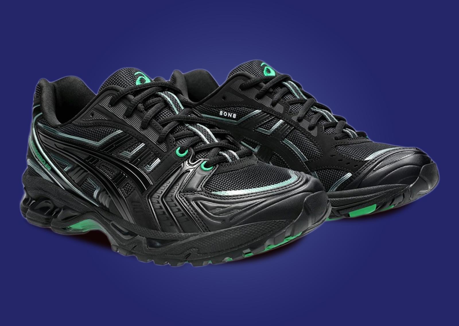 8ON8 x Asics Gel-Kayano 14 Black Angle