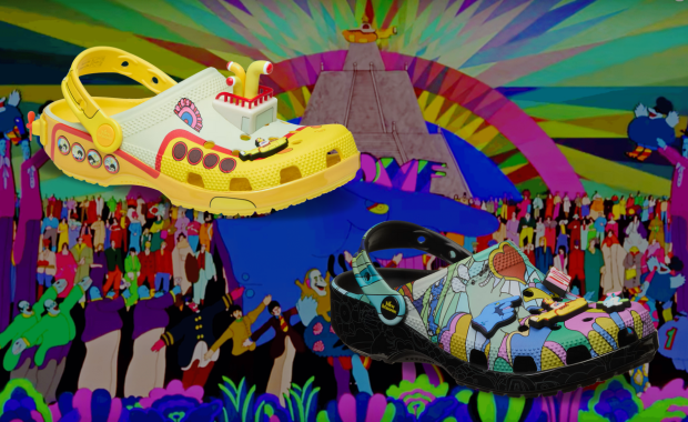 The Beatles’ Yellow Submarine Album Comes to Life on Two Crocs Classic Clogs