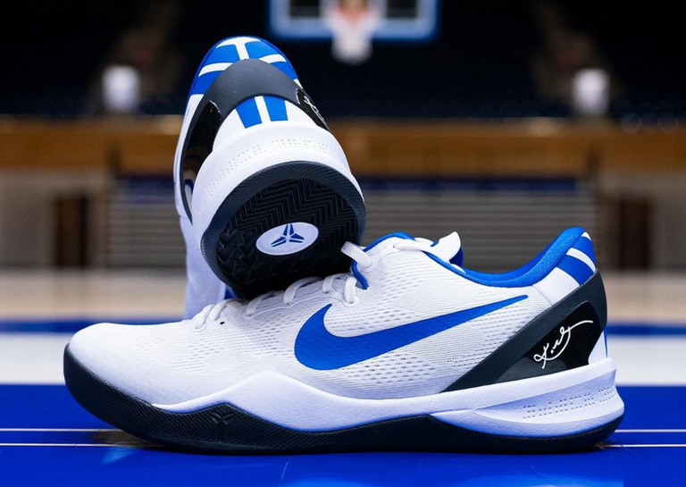 Nike Kobe 8 Protro Duke Home PE Lateral & Heel